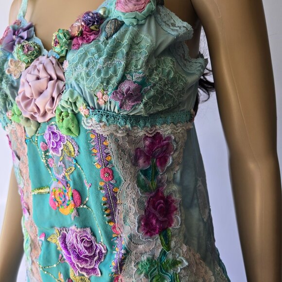 1920s Tunic Blouse | Roselani Jasmin | Size Medium - Picture 7 of 13